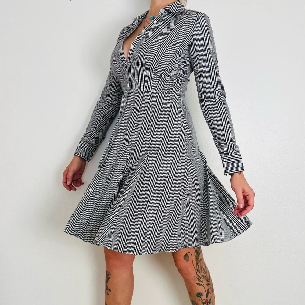 Brooks Brothers plaid Belted Shirt Dress gingham - Picture 2 of 7